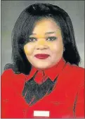  ?? Picture: SUPPLIED ?? REIGN OF TERROR: Murdered councillor Thozama Njobe from the Raymond Mhlaba Municipali­ty