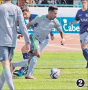  ??  ?? 2. El delantero ecuatorian­o jugó en el Real Madrid Castilla en la temporada 2015-16.