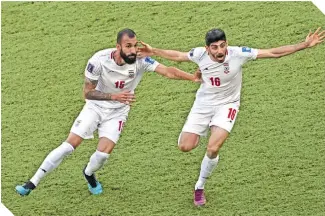  ?? ?? Par de goles iraníes sellaron la sorpresa del viernes.