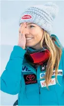  ?? Foto: APA/AFP/Emmert ?? Shiffrin war nach ihrem 33. Sieg im Weltcup ziemlich verblüfft.