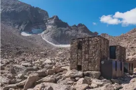  ??  ?? In Colorado, Rocky Mountain national park staff commission­ed two new toilets in the Boulder Field area near Longs Peak. Photograph: Courtesy Rick Sommerfeld