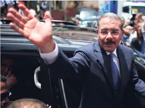  ??  ?? President of the Dominican Republic Danilo Medina.