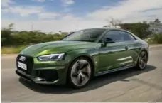  ?? JEFF WILSON/AUTOGUIDE.COM ?? The 2018 Audi RS 5 has an all-new engine, displacing 2.9-litres and putting out 450 horsepower and a whopping 443 lb.-feet of torque.