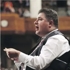  ?? FRED CHARTRAND/THE CANADIAN PRESS ?? Liberal MP Kent Hehr says he believes he can get past the controvers­y of his sexual harassment investigat­ion and will seek re-election in his Calgary Centre riding.