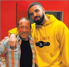  ??  ?? Paul Anka Production­s Paul Anka and Drake are working on a song to be released in June.