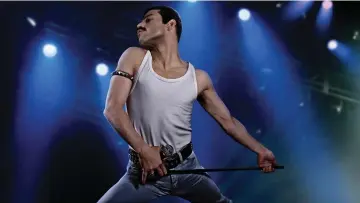  ??  ?? Malek as Mercury in ‘Bohemian Rhapsody’. — Courtesy of Twentieth Century Fox