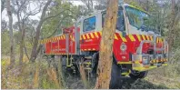  ?? Picture: REUTERS ?? New South Wales Rural Fire Service firetruck is seen at a hazard reduction burn site in Sydney, Australia on September 10, 2023.
