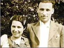  ??  ?? Young love: Maria with her husband Americo