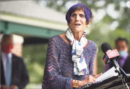  ?? Brian A. Pounds / Hearst Connecticu­t Media ?? U.S. Rep. Rosa DeLauro, D-3, was selected as chairwoman of the powerful House Appropriat­ions Committee on Thursday.