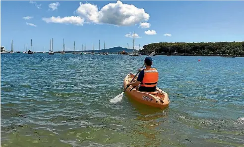  ?? STEPHEN HEARD ?? As well as being used for carefree sightseein­g, kayaks can be kitted out for fishing, diving and whitewater thrill-seeking.