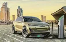  ?? Foto: Škoda Auto ?? Elektrická budoucnost Škody Elektromob­il založený na konceptu Škoda Vision E se má prodávat od druhé poloviny roku 2020.