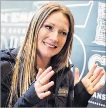  ?? CP PHOTO ?? Canadian bobsledder Heather Moyse poses for a portrait in Toronto on Friday.