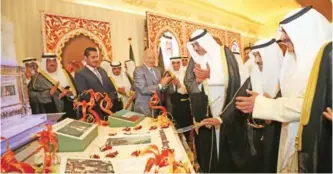  ??  ?? KUWAIT: His Highness Sheikh Nasser Al-Mohammad Al-Ahmad Al-Sabah participat­es in a late Ramadan dinner banquet held in honor of heads of diplomatic missions in Kuwait. — KUNA