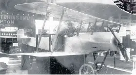  ??  ?? Frank Barnwell, above, co-designed the prototype for the Bristol Scout in 1913. He was chief engineer at British Aerospace in Filton