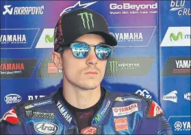  ?? FOTO: EFE ?? Viñales, autor de la pole española 500, según la estadístic­a de Dorna