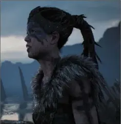  ??  ?? Hellblade: Senua’s Sacrifice looks incredible, while the sound does a stellar job at depicting anxiety and other issues of the mind.