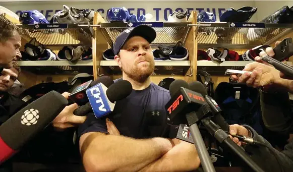  ?? DAVID COOPER/TORONTO STAR ?? Phil Kessel’s tenure with the Maple Leafs was often rocky, beginning with his distaste for the media. But all that came to an end with Wednesday’s trade to the Pittsburgh Penguins.