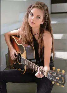  ?? CONTRIBUTE­D ?? Callista Clark, a 17-year-old native of Zebulon, Georgia, released her debut country EP, “Real to Me,” in February 2021.