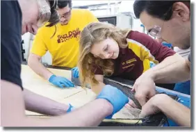  ??  ?? The Azloop team will compete in Spacex’s Hyperloop Competitio­n against teams from around the world. ARIZONA STATE UNIVERSITY