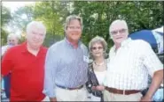  ?? PHOTOS COURTESY OF AUDREY BLONDIN ?? State Senator Ted Kennedy, Jr. of Branford visited Litchfield on Sunday, July 17 for an event hosted by State Central Committeew­oman and Connecticu­t At-Large National Delegate Audrey Blondin prior to the upcoming Democratic National Convention, which...