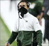  ?? ASSOCIATED PRESS FILE PHOTO ?? Green Bay Packers coach Matt Lafleur, a Mount Pleasant native, has the team one win from its first Super Bowl berth in 10years.