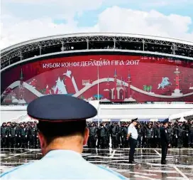  ?? FOTO AFP ?? Por la tensión diplomátic­a con Rusia, las autoridade­s británicas temen ataques a sus ciudadanos en pleno Mundial.