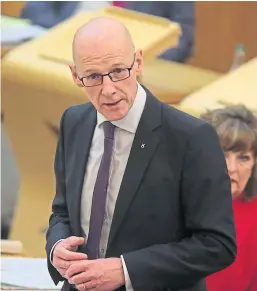  ?? Picture: Fraser Bremner. ?? Education Secretary John Swinney.