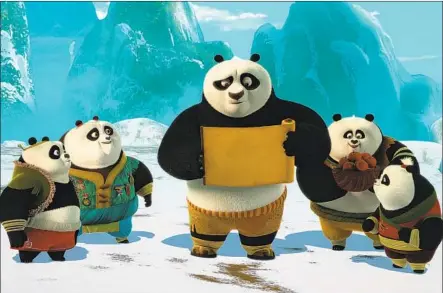  ?? DreamWorks Animation Television ?? “KUNG FU PANDA: The Paws of Destiny” is set to arrive in November on Amazon Prime Video. DreamWorks Animation Television has plenty in the pipeline, including the 1980s throwback “She-Ra and the Princesses of Power,” also set for a November release.