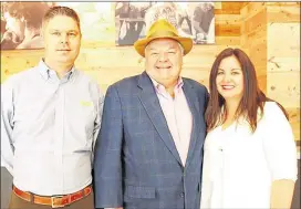  ?? DICKEYS ?? Earlier this year, Laura Rea Dickey, daughter-in-law of Roland Dickey Sr., was named CEO of Dickey’s Barbecue Restaurant­s Inc. Her husband, Roland Jr., is in the top spot of Dickey’s Capital Group, an umbrella company that owns various investment­s,...