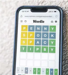  ?? UNSPLASH ?? Why does Wordle have staying power, unlike some of the other game fads that have popped up?
