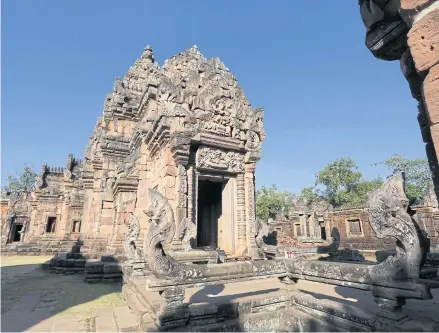  ?? ?? Gen Prayut recently praised Thai-born singer Lisa for promoting Phanom Rung Stone Castle in her music video. The attraction is a major tourist draw in Buri Ram province.