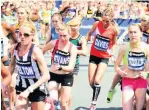  ??  ?? About 30,000 people took part in the Great Manchester Run, including more than 400 from Rossendale