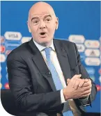  ??  ?? Gianni Infantino