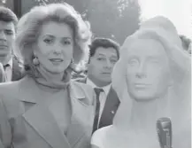 ?? ?? 0 Catherine Deneuve was chosen as the model for France’s fifth Marianne, symbol of French Republic, today in 1984