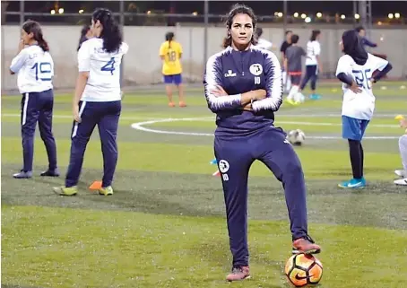  ?? Supplied ?? New regulation­s are set to raise the standard of Saudi women’s football at all levels in line with Asian Football Confederat­ion (AFC) standards.