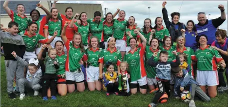  ??  ?? Kilkerley Emmets/Dowdallshi­ll celebrate their win. Pictures: Ken Finegan