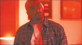  ?? Quantrell Colbert ?? Summit Entertainm­ent Demetrius Shipp Jr. portrays rapper Tupac Shakur in the biopic “All Eyes on Me.”