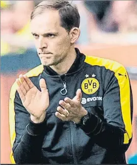  ??  ?? Thomas Tuchel, anterior entrenador del Dortmund, suena para relevar a Antonio Conte
