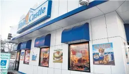  ?? KARIE ANGELL LUC/PIONEER PRESS ?? White Castle, our country’s first fast-food hamburger chain, officially turned 100 earlier this month.