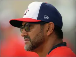  ?? File photo ?? Nationals manager Dave Martinez has to adjust his strategy this season with the designated hitter coming to the NL and relief pitchers must face three batters.