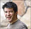  ?? SAKLUMA / ASSOCIATED PRESS PAUL ?? Uber CEO Travis Kalanick should step aside or at minimum change his behavior, experts say.