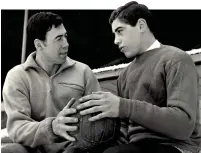  ?? NEVILLE CHADWICK ?? Massive influence: the young Peter Shilton takes tips from Gordon Banks