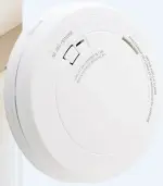  ?? ?? With its slim profile, First Alert’s 10-Year Sealed Battery Combinatio­n Smoke and Carbon Monoxide Alarm provides both next-level safety and design.