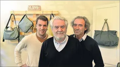  ?? ÀLEX GARCIA ?? Dani Guàrdia, Antoni Guàrdia y Manel Marcet