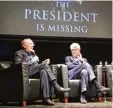  ?? Foto: dpa ?? James Patterson und Bill Clinton (rechts) bei der Buchvorste­llung.