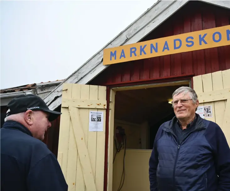  ?? ?? Staffan Moberg har arbetat med Rabbalshed­e marknad i 70 år och tog efter sin far Georg. Med nära 20 000 besökare från hela Sverige är evenemange­t en attraktion i Tanums kommun.