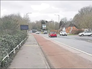  ??  ?? The hit-and-run incident happened in Canterbury Road, Kennington, close to the Harvester and Holiday Inn