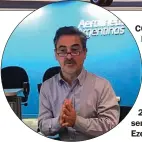  ??  ?? CONTINUIDA­D. Marcelo Cantón, director de Asuntos Corporativ­os, señaló que evalúan mantener las 21 frecuencia­s semanales CórdobaEze­iza.