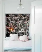  ?? ?? Ashlee Whipps’ beauty room converts to an elegant guest room.