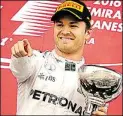  ?? BILD: DIEGO AZUBEL ?? Gibt die Richtung vor: Nico Rosberg